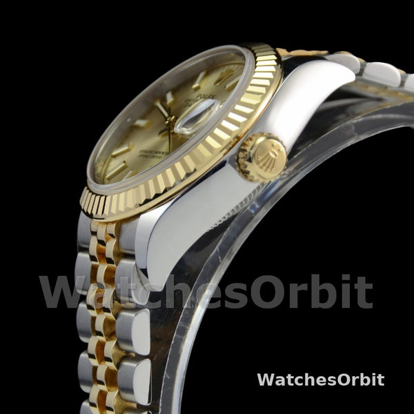 Womens Rolex Datejust-279173, 28mm, Champagne Index Dial, Fluted Bezel, Lady Champagne Replica Watch Image
