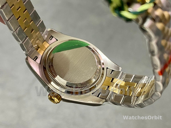Womens Rolex Datejust-279173, 28mm, Champagne Index Dial, Fluted Bezel, Lady Champagne Replica Watch Image