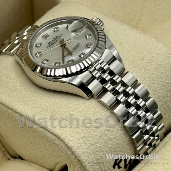 Rolex Datejust 279174 Stainless Steel Mother Of Pearl Diamond Dial 28mm Damen Replica Watch
