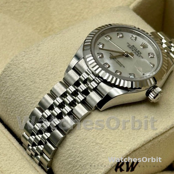 Rolex Datejust 279174 Stainless Steel Mother Of Pearl Diamond Dial 28mm Damen Replica Watch