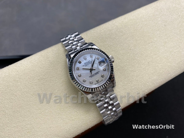 Rolex Datejust 279174 Stainless Steel Mother Of Pearl Diamond Dial 28mm Damen Replica Watch
