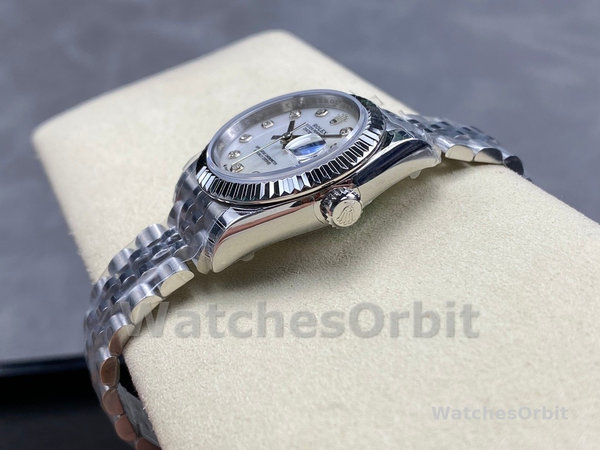 Rolex Datejust 279174 Stainless Steel Mother Of Pearl Diamond Dial 28mm Damen Replica Watch