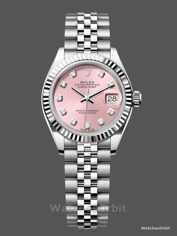 Rolex Datejust 279174 Stainless Steel Pink Diamond Dial 28mm Damen Replica Watch