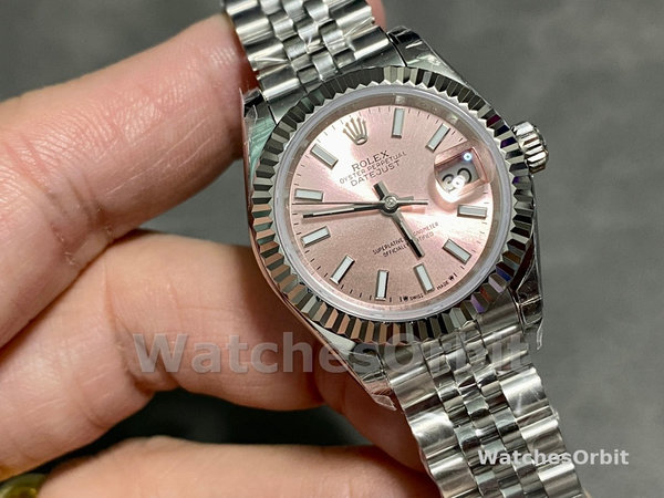 Rolex Datejust 279174 Stainless Steel Pink Index Dial 28mm Lady Replica Watch