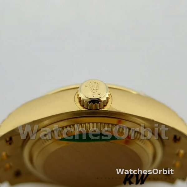 Replica Dames Rolex Datejust-279178, 28mm, Zilveren wijzerplaat, Diamant, Geelgoud, Lady Silver
