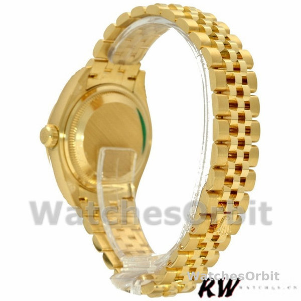 Replique Rolex Datejust-279178 pour femme, 28 mm, or jaune, cadran romain argenté, Lady Silver