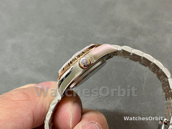 Replica Rolex Datejust 28 Chocolate Index Stahl & Roségold m279171 0009 Damenuhr Exklusives Design