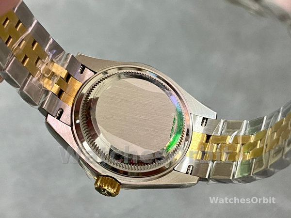 Womens Rolex Datejust 28mm Yellow Gold & Steel m279173 0011 Womens Champagne Dial Replica Watch Image