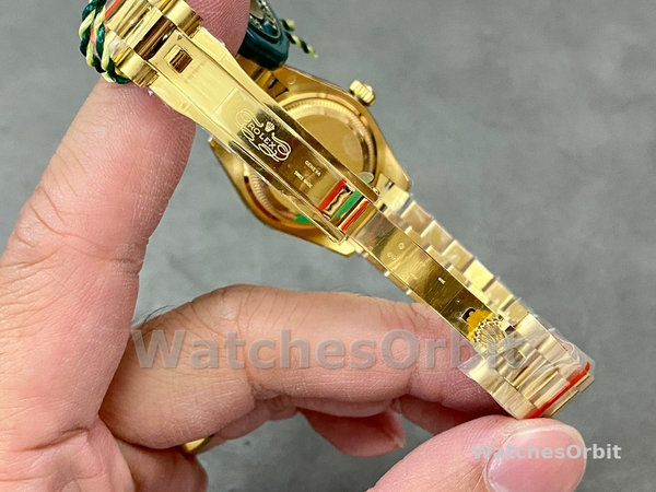Womens Rolex Datejust 28mm MOP Dial Yellow Gold Womens  - M279138RBR 0015 MOP Dial Replica Watch Image