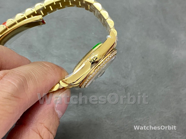 Womens Rolex Datejust 28mm MOP Dial Yellow Gold Womens  - M279138RBR 0015 MOP Dial Replica Watch Image