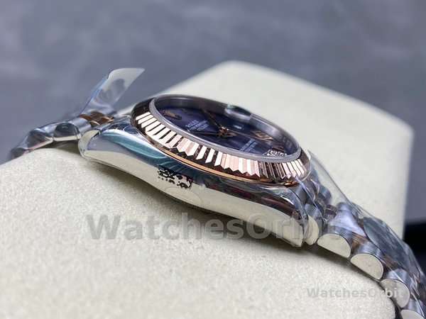 Rolex Datejust 31 Aubergine Pave Roman Dial M278271 0020 Women's Watch