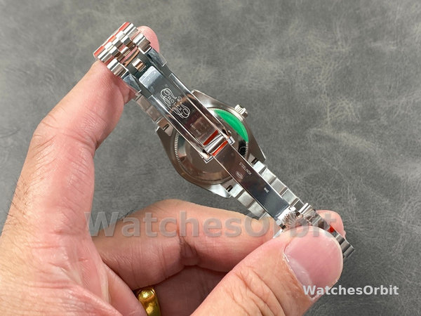 Unisexs Rolex Day Date 36-128349RBR 0053, White Gold, President Bracelet, Pink Replica Watch Image