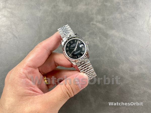 Unisexs Rolex Day Date 36-128349RBR 0053, White Gold, President Bracelet, Pink Replica Watch Image