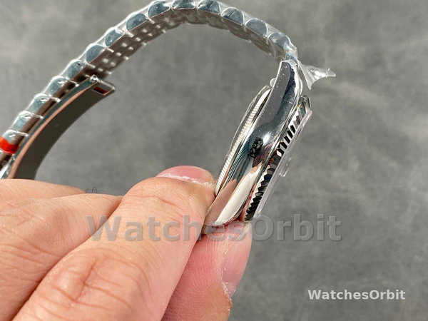 Unisexs Rolex Day Date 36-128349RBR 0053, White Gold, President Bracelet, Pink Replica Watch Image