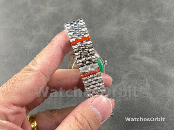Unisexs Rolex Day Date 36-128349RBR 0053, White Gold, President Bracelet, Pink Replica Watch Image