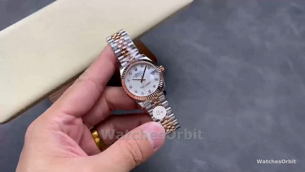 Replica Rolex Datejust 31-278271 0026, Diamanti, Bracciale Jubilee, Donna MOP (Madreperla)