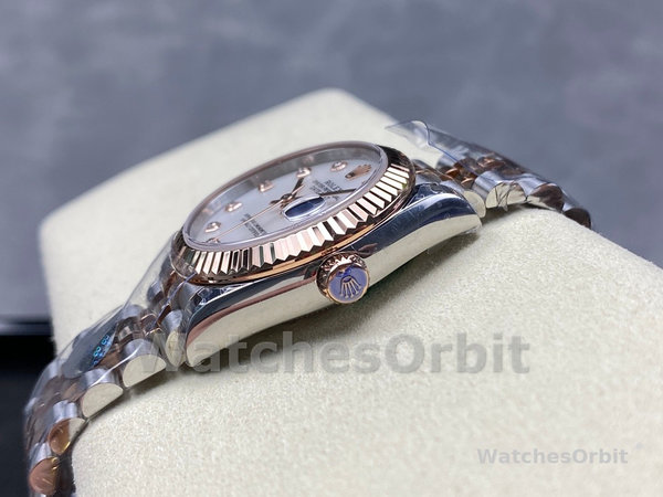 Replica Rolex Datejust 31-278271 0026, Diamanti, Bracciale Jubilee, Donna MOP (Madreperla)