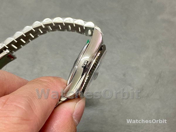 Replica Rolex Datejust 31-m278274 da donna, lunetta scanalata, quadrante blu, quadrante blu da donna