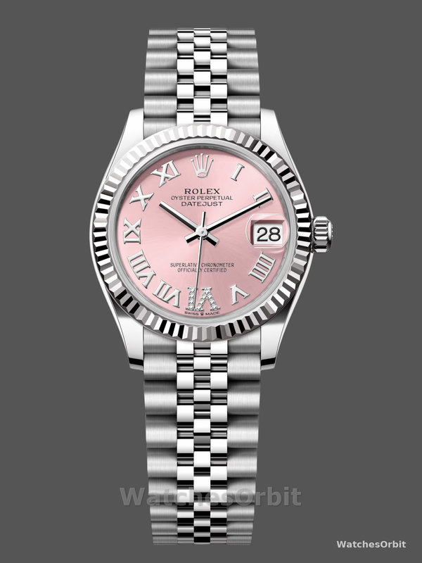Rolex Datejust 31 Pink Dial Diamond VI 278274 0024 Women's Watch