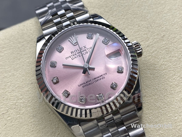 Replica Rolex Datejust 31-278274 0032, Quadrante rosa, Diamanti, Giubileo, Donna Rosa
