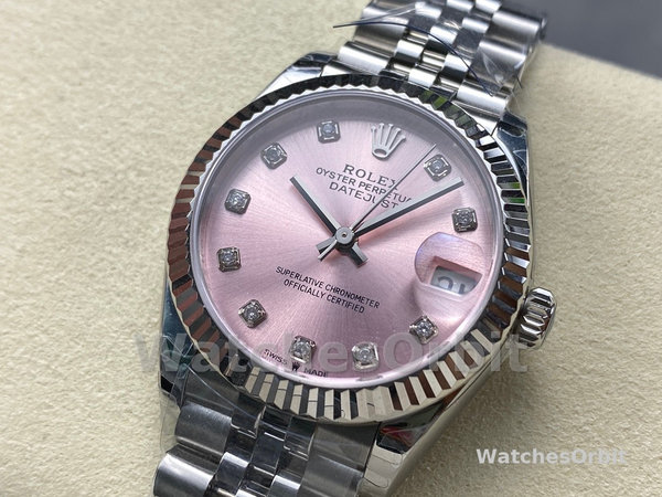 Replica Rolex Datejust 31-278274 0032, Quadrante rosa, Diamanti, Giubileo, Donna Rosa