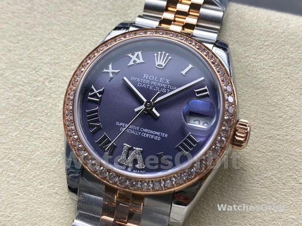 Rolex Datejust 31 Purple Roman Diamond Dial Jubilee 278381RBR