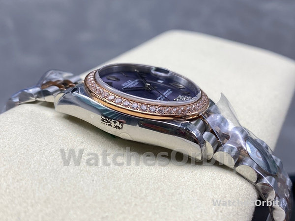 Rolex Datejust 31 Purple Roman Diamond Dial Jubilee 278381RBR