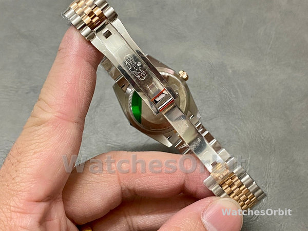 Replica Dames Rolex Datejust 31-M278271 0024, Rose Diamond Dial, Roségoud wijzerplaat