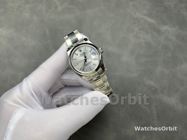 Womens Rolex Datejust 31-278240 0005, Silver Dial, Domed Bezel, Women’s Silver Dial Replica Watch Image