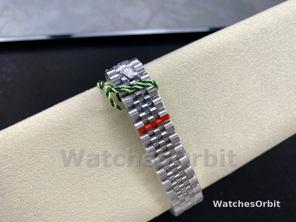 Rolex Datejust 31 Stainless Steel and White Gold Blue Roman Dial m278384rbr 0037 Women's Watch