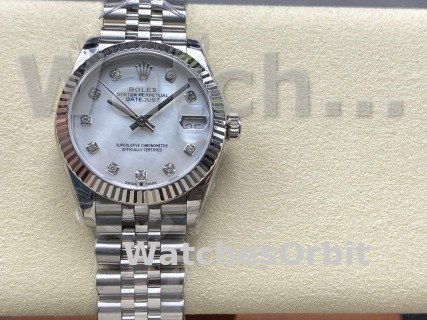 Replica Rolex Day Date 36-118138, oro giallo massiccio 18 carati, quadrante romano bianco, unisex