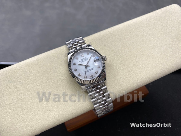 Replica Rolex Day Date 36-118138, oro giallo massiccio 18 carati, quadrante romano bianco, unisex