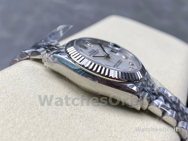 Replica Rolex Day Date 36-118138, oro giallo massiccio 18 carati, quadrante romano bianco, unisex
