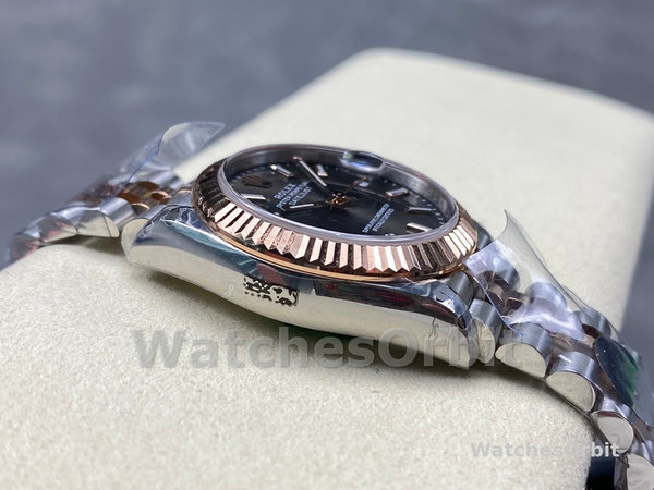 Replica Rolex Datejust donna 31-278271 0018, bicolore, quadrante ardesia scanalato, giubileo, ardesia