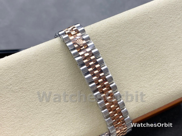 Replica Rolex Datejust donna 31-278271 0018, bicolore, quadrante ardesia scanalato, giubileo, ardesia
