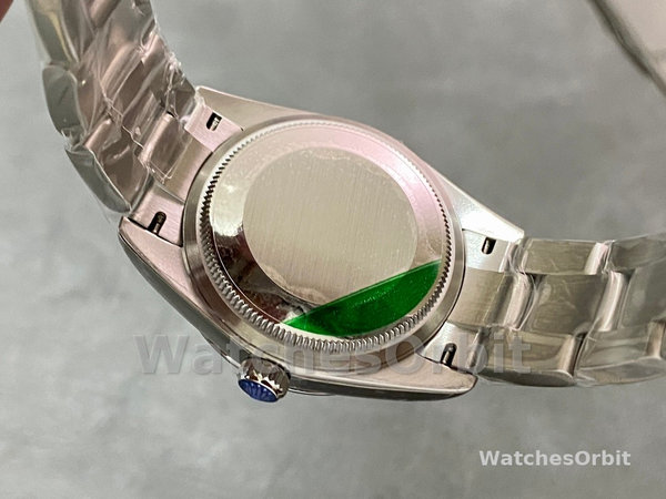 Replica Rolex Datejust 31-M278274 donna, oro bianco, quadrante verde menta, quadrante verde donna