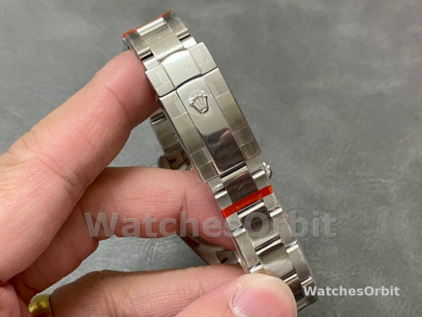 Replica Rolex Datejust 31-M278274 donna, oro bianco, quadrante verde menta, quadrante verde donna