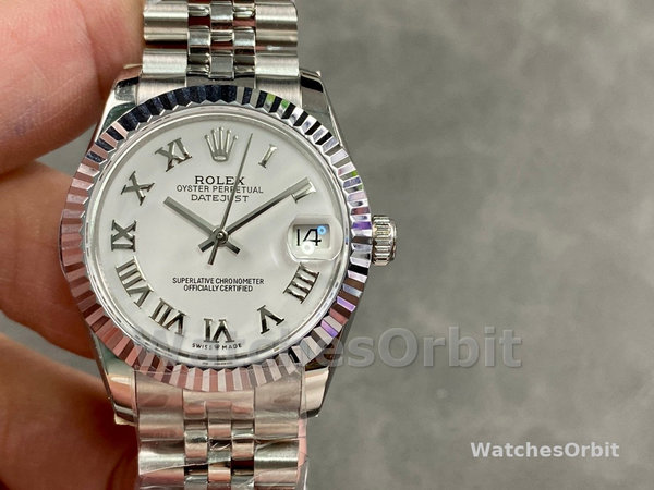 Replica Rolex Oyster Perpetual donna 31-277200 0007, quadrante blu turchese, quadrante blu donna