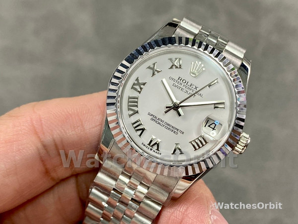 Replica Rolex Oyster Perpetual donna 31-277200 0007, quadrante blu turchese, quadrante blu donna
