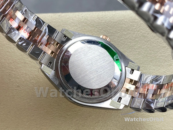 Replica Rolex Datejust donna 31-278271 0002, quadrante bianco con numeri romani, bianco donna