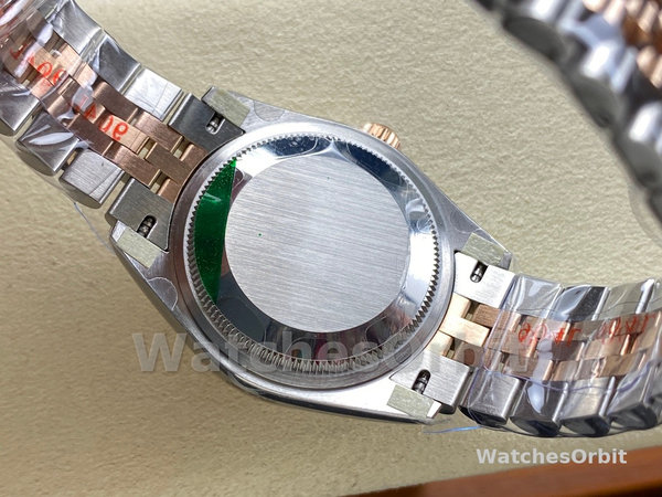 Replica Rolex Datejust donna 31-278271 0004, oro rosa, quadrante cioccolato Roman VI, giubileo, cioccolato