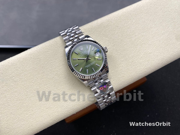 Rolex Datejust 31mm Stainless Steel 278274 0018 Mint Green Index Jubilee