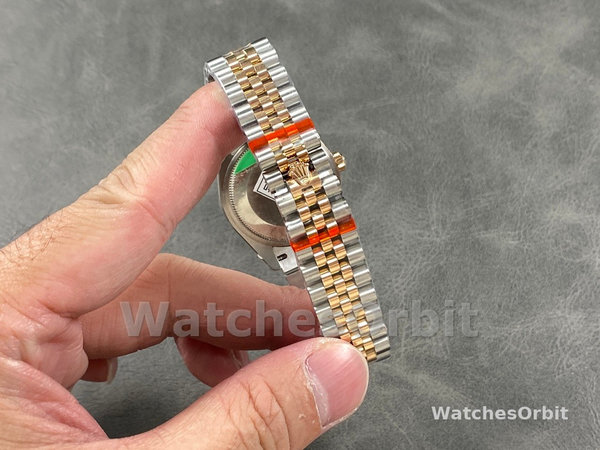 Rolex Datejust 31mm Stainless Steel and Rose Gold 278241 0002 White Roman Jubilee