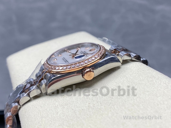 Rolex Datejust 31mm Stainless Steel and Rose Gold 278381RBR Mop Diamond Jubilee