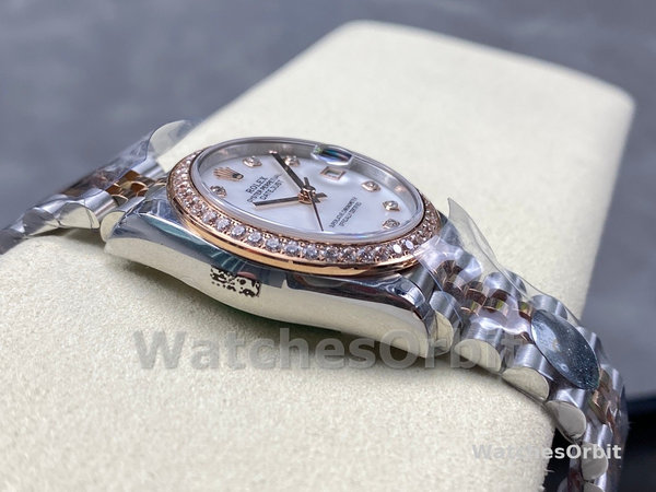 Rolex Datejust 31mm Stainless Steel and Rose Gold 278381RBR Mop Diamond Jubilee