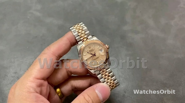 Replica Rolex Datejust 31mm Oro Rosa Quadrante Giubileo m278271 0010 Donna Quadrante Oro Rosa