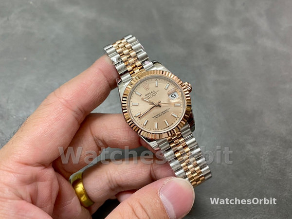 Replica Rolex Datejust 31mm Oro Rosa Quadrante Giubileo m278271 0010 Donna Quadrante Oro Rosa