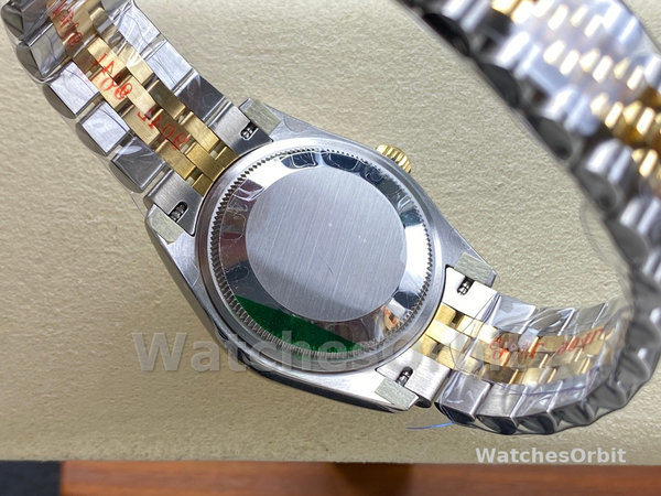 Womens Rolex Datejust 31-278273 0026, Stainless Steel & Yellow Gold, Champagne Diamond Jubilee, Champagne Replica Watch Image