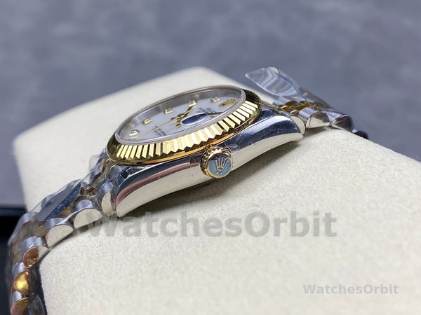 Womens Rolex Datejust 31-278273 0028, Stainless Steel & Yellow Gold, MOP Diamond Jubilee, Mop Replica Watch Image