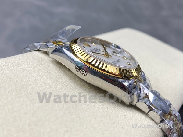Womens Rolex Datejust 31-278273 0028, Stainless Steel & Yellow Gold, MOP Diamond Jubilee, Mop Replica Watch Image